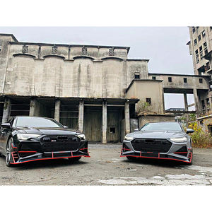 Kit de carrosserie de pare-chocs nouveau design pour <span class=keywords><strong>Audi</strong></span> A6 2019-2022 Conversion au modèle <span class=keywords><strong>RS6</strong></span>. - Product Image 4