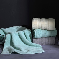 Serviette de bain de luxe 100% coton, douce, absorbante, grande serviette de douche, pour hôtel, spa, usage domestique, serviettes de bain en coton avec logo personnalisé