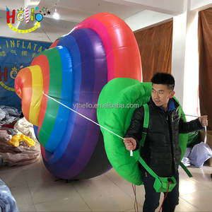 Disfraz Inflable de Caracol de Colores, Modelo de Concha de Caracol Inflable, Disfraz para Caminar, Carnaval, Desfile, Personaje Divertido - Product Image 1