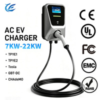 Borne de Recharge Murale Intelligente 11kW Type 2 pour Véhicules Électriques, Service OEM, Station de Charge pour Voitures Électriques pour Distributeurs Étrangers et Usage Domestique (Commande en Gros)
