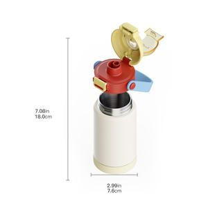 Bouteille d'eau en acier inoxydable Thermos à vide isolé à double paroi 304 Conservation de la chaleur avec couvercle multiple - Product Image 3