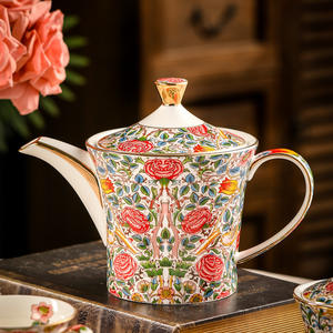 Rose <b>Garden</b> Afternoon Tea Cup <b>Set</b> <b>Gift</b> Box Wedding Party Porcelain Luxury Floral Coffee and Tea Cup <b>Set</b> - Product Image 4