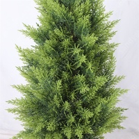 Plante artificielle en plastique de type Platycladus Orientalis (Cupressacées), pin, cyprès, décoration, plantes topiaires, simulation de cèdre, bonsaï