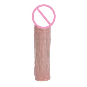 SXXY 6 Estilos de Fundas para Pene, Anillo para Pene, Extensor de Pene para Hombres, Retrasa la Eyaculación, Reutilizable, Condón Realista Suave, Juguetes Sexuales - Product Image 3