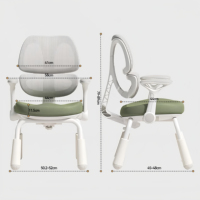 Chaise d'apprentissage ergonomique multifonctionnelle en plastique pour enfants, réglable en hauteur, idéale pour la maison et la salle de sport, chaise d'étude intelligente pour enfants - Vente chaude