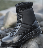 Bottes d'Hiver Tactiques de Combat pour Hommes, Chaussures de Randonnée pour Désert et Activités Extérieures
