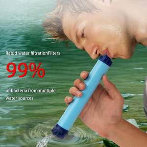 Purificateur d'urgence de survie en plein air, kit de voyage portable, filtre à eau en paille, sans BPA, durable, capacité de 250 ml pour équipement de sécurité - Product Image 3