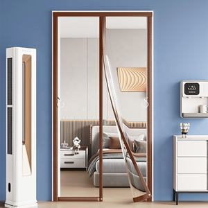 أبواب ستائر حديثة شفافة من البولي يورثين الحراري من المورد الأعلى في الصين مقاومة للرياح للبعوض لغرف المعيشة والمستشفيات والمطابخ والفنادق - Product Image 4