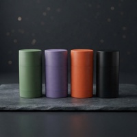 M021 Contenant vide rond pour stick déodorant 30ml 50ml, tube rotatif à remplissage par le bas, vente en gros, stick déodorant parfumé à action rapide