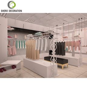 Étagère de présentation de vêtements pour magasin de vêtements pour femmes, personnalisation, vitrine de magasin de vêtements avec mobilier de magasin de vêtements pour femmes - Product Image 4