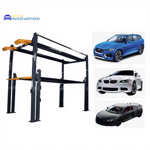 Elevador Hidráulico de Estacionamiento de 3 Niveles para 3 Autos con Apilador de Autos, Capacidad de Carga de 2700 kg + 3600 kg para Uso Doméstico - Product Image 1