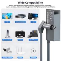 Nuevo Adaptador Ethernet Starlink V2 2026, Cable RJ45 Impermeable, Plug and Play, Redes Satelitales para Exteriores, Compatible con USB Tipo-C Cat5-8