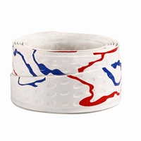 Kualitas tinggi anti-selip PU bisbol pegangan kelelawar profesional tenis warna-warni Overgrip instalasi mudah untuk penggunaan Badminton