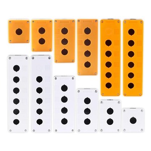<b>Push</b> <b>Button</b> <b>Switch</b> Control Box 22mm Waterproof Dustproof Single Hole Emergency Stop With Light <b>Button</b> Compatible - Product Image 2