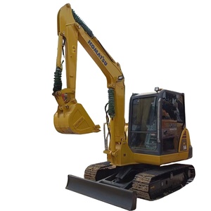 Excavadora Hidráulica Mini Komatsu PC56 Usada de 5.6 Toneladas con Motor Japonés Original, Bomba, Caja de Cambios, PLC Incluido, 21 kW - Product Image 1