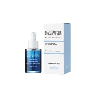 Suero Reparador de Cobre Azul Sandiheal GHKCU OEM 30ml, Suero Facial con Complejo de Péptidos para Renovación y Cuidado Calmante de la Piel - Product Image 2