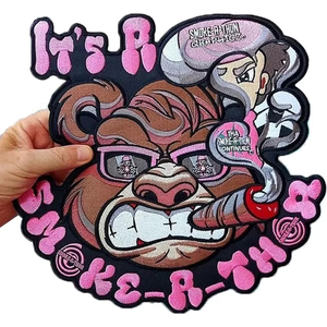 Factory Price Adhesive Backing Patch Easy Apply Chenille Woven Patch - Product Image 1