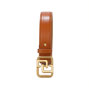 Cintura Xtreme G-Buckle in PU Goffrato 3,3 cm con Fibbia in Lega, Cintura Casual da Donna alla Moda - Product Image 1