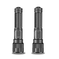 Usine fiable vente en gros bon prix haute puissance lumineux EDC Zoomable lampe de poche tactique Rechargeable XHP50 lampe torche