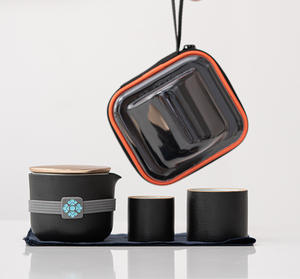 Petite théière Portable en fleur de <span class=keywords><strong>cerisier</strong></span> avec passoire, Style <span class=keywords><strong>japonais</strong></span>, ensemble de tasses à thé d'extérieur à emporter, coffret cadeau, tasse à thé et tasse - Product Image 6