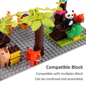 Penjualan terlaris 32x32 piring dasar blok partikel kecil kompatibel 32*32 Dot 25.5*25.5CM blok bangunan pelat dasar besar mainan - Product Image 4