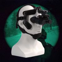 Jumelles de vision nocturne PVS31 GEN2+ avec tube intensificateur d'image FOM1600+, indice IP67, grossissement 3X/1x, résolution 64LP/mm, pour l'extérieur
