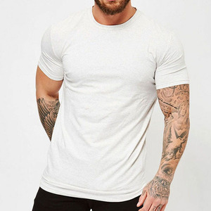 Fábrica 3D Oem Marca Imprimir Color sólido en blanco 100% Algodón Hombres <span class=keywords><strong>Camisetas</strong></span> Impresión personalizada <span class=keywords><strong>Gimnasio</strong></span> barato <span class=keywords><strong>Camisetas</strong></span> <span class=keywords><strong>para</strong></span> hombres Camiseta blanca - Product Image 4