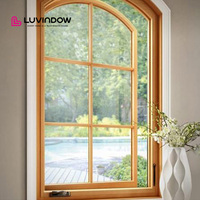Ventanas Abatibles de Madera Revestida de Aluminio Templado con Aislamiento Térmico Superior y Operación Manual sin Esfuerzo para Baños de Lujo