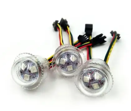 LED צבע מלא 3 נוריות פיקסל light12V RGB WS2811 26MM חיצוני ריצה אורות חיצוני בקרת נקודת אור מקור 1903 16703