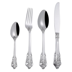 Offre Spéciale – Ensemble de Couverts de Luxe en <span class=keywords><strong>Métal</strong></span> Style Palais Européen Rose – Couteau, Fourchette, Cuillère – Service de Table Créatif – Cadeau Idéal pour Mariage - Product Image 5