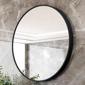 <span class=keywords><strong>Miroir</strong></span> de salle de bain rond avec cadre doré en gros |   <span class=keywords><strong>Miroir</strong></span> mural HD de qualité supérieure, fabrication directe d'usine, garantie 10 ans, pour commandes en gros, certifié CE - Product Image 4