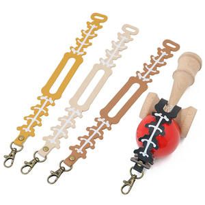 고품질 일본 켄다마 볼 가죽 홀더 원목 볼과 컵 코디네이션 장난감 액세서리 PU 가죽 켄다마 키체인 - Product Image 5