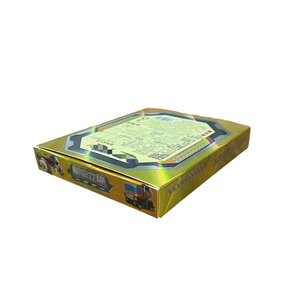 Tùy chỉnh vàng và bạc thẻ hộp giấy với cao cấp UV in ấn và dập nổi Hộp quà tặng cho đồ chơi và thủ công bao bì - Product Image 5