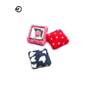 Square <strong>Fabric</strong> Covered <strong>Button</strong> Sofa <strong>Button</strong> - Product Image 3