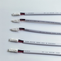 Kabel Ekstensi Dupont SYP 2-Pin Kustom 1m 2m untuk Lampu LED Kabinet, Kabel Jumper dengan Konektor Betina, Kabel Harness