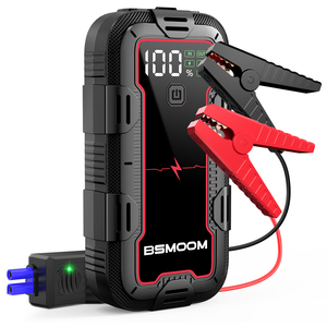 Arrancador de Emergencia Portátil LED para Motocicleta con Banco de Energía de 12800mAh y Corriente Máxima de 2800A - Product Image 1