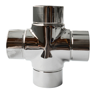 Connecteur de tuyau d'arrosage des escaliers en acier inoxydable, coude de 180 degrés 30 45 90 degrés, charnière transversale pour Tube coudé