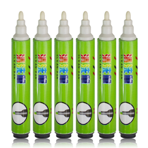 बड़ी क्षमता चमड़े चांदी पेंटिंग साफ कलम पारा फिर से भरना रबड़ कलम - Product Image 2