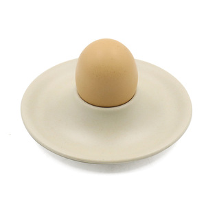 Custom logo bamboo fiber plastic easter egg cup holder