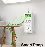 Termostato Inalámbrico con Enchufe Suizo, Controlador de Temperatura Digital Inteligente para Calefacción del Hogar, Buena Calidad