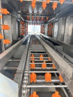 Laveuse à paniers commerciale, équipement de nettoyage automatique haute pression pour usine alimentaire
