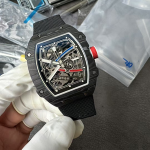 Montres de luxe pour hommes, style 67-02, Sebastien Ogier, <span class=keywords><strong>montre</strong></span> automatique mécanique en carbone TPT, <span class=keywords><strong>ultra</strong></span> légère, extra <span class=keywords><strong>plate</strong></span>, <span class=keywords><strong>montre</strong></span>-bracelet - Product Image 2