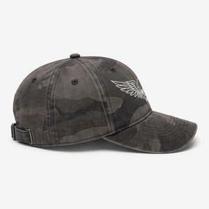 Wholesale Custom Logo <b>Flat</b> Embroidered Cotton Twill 6 Panel Baseball Cap Dad <b>Hat</b> Manufacturer - Product Image 3