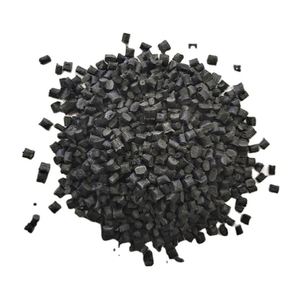 Black Nylon 66 Granules <b>Modified</b> PA5 Glass Filled <b>Plastic</b> Pellets for Industrial Use - Product Image 1