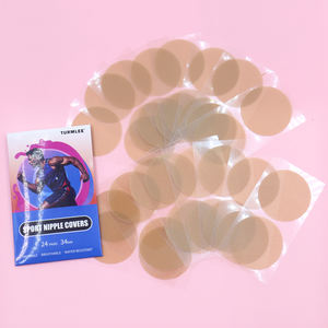 Vente en gros Autocollant de mamelon de sport invisible Couvre-mamelons de course jetables et étanches pour hommes - Product Image 4