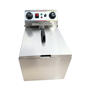 Friggitrici elettriche elettriche cina 13L 220V 3.25Kw da banco in acciaio inossidabile Multi-Plug di qualità commerciale professionale - Product Image 3