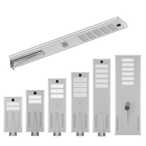 ไฟถนนโซลาร์เซลล์แบบรวม Jingcheng JCS03 100W ได้รับการรับรองมาตรฐาน ROHS หลอดไฟ LED สำหรับภายนอกอาคาร - Product Image 1