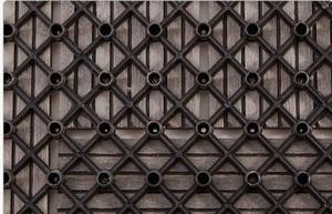 Nhà Máy Giá Tùy Chỉnh 30X30Cm Diy Wpc Decking Gạch Ngoài Trời Interlock Decking Tầng Dễ Dàng Cài Đặt - Product Image 6