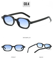 Lunettes de soleil en plastique à prix abordable, personnalisables avec logo, pour hommes, collection 2025, lunettes de luxe pour femmes, petites lunettes de soleil carrées
