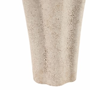 Vaso Scanalato Raffinato, Arredamento Contemporaneo per la Casa, Vaso Moderno per Fiori da Esposizione in Soggiorno, Vaso da Tavolo dalla Forma Architettonica - Product Image 5